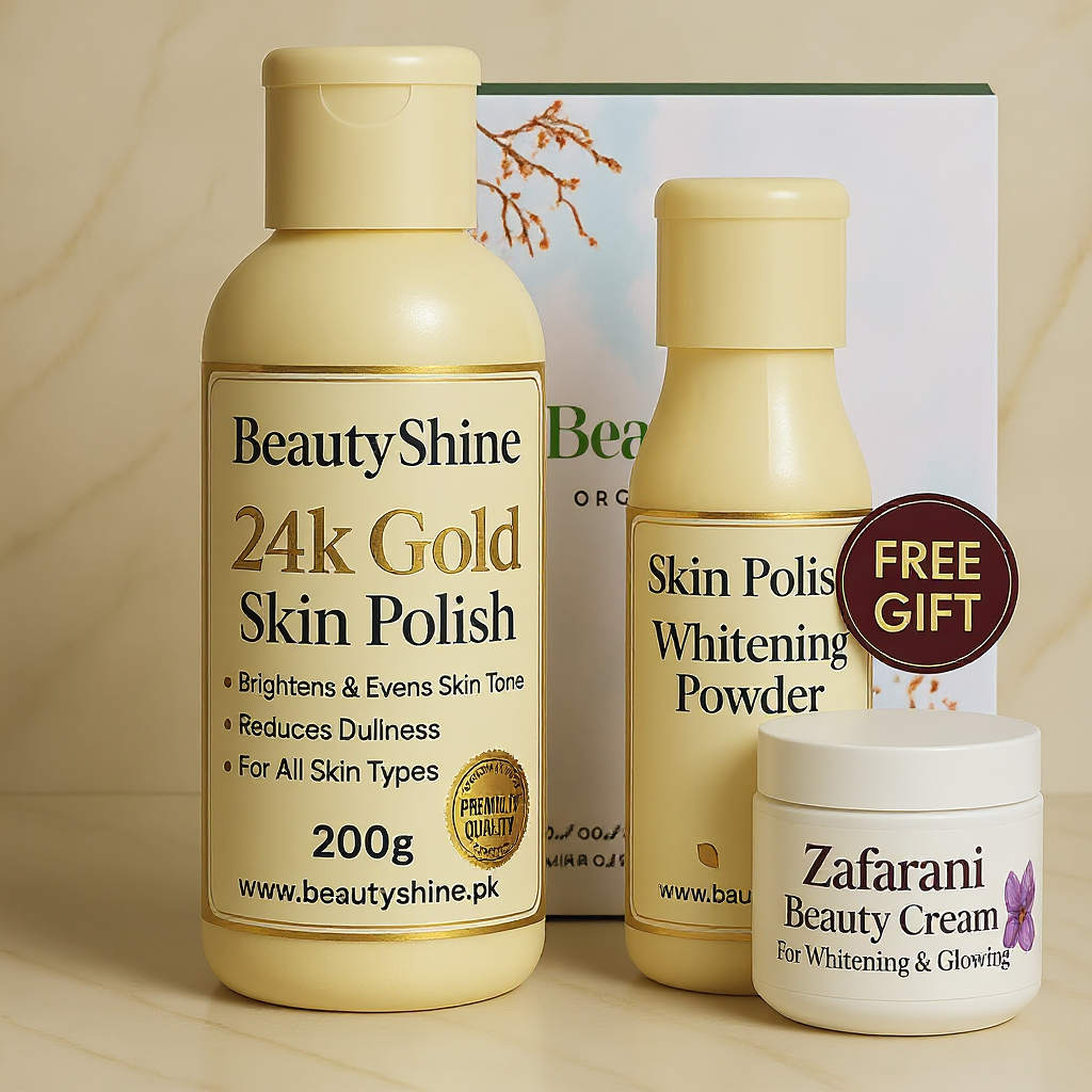 24k Gold Skin Polish + Zafrani Beauty Cream Free ๐ With 100% Results