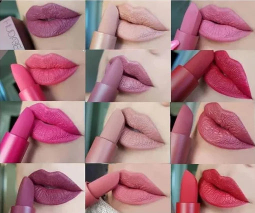 Huda Beauty Power Bullet Matte Lipstick – Pack of 12