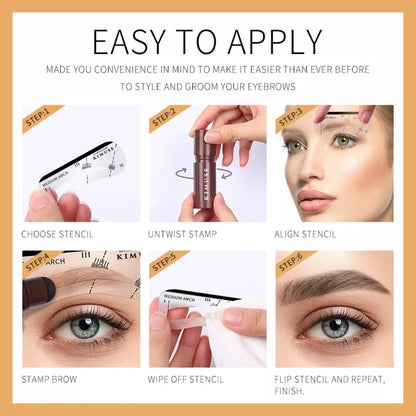 2 In 1 Perfect Hairline & Eyebrow Shaping Stamp